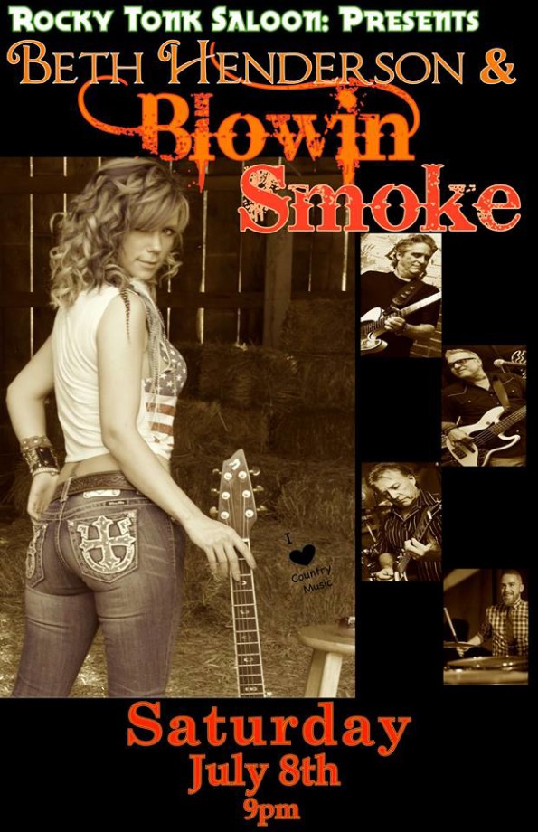 7/8/2017: Beth Henderson & Blowin Smoke @ The Rocky Tonk Saloon (Medford, OR)