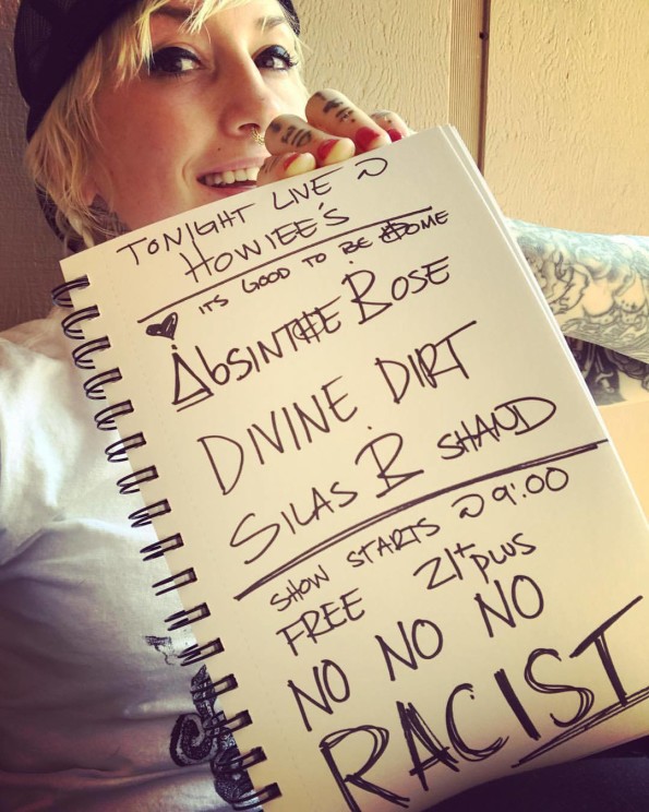 8/19/20117: Absinthe Rose, Divine Dirt & Silas B Shand @ Howiee’s (Medford, OR)