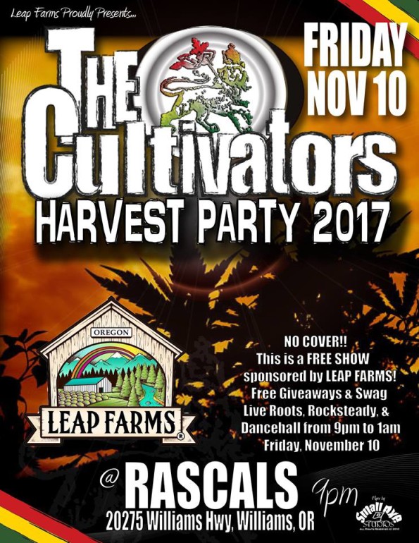 11/10/2017: The Cultivators @ Rascals (Williams, OR)