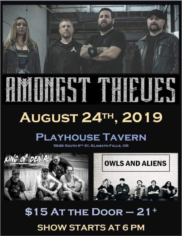 8/24/2019: Amongst Thieves @ The Playhouse Tavern (Klamath Falls, OR)