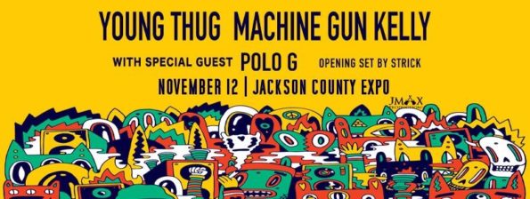 11/12/2019: Young Thug, Machine Gun Kelly & Polo G @ The Expo (Central Point, OR)