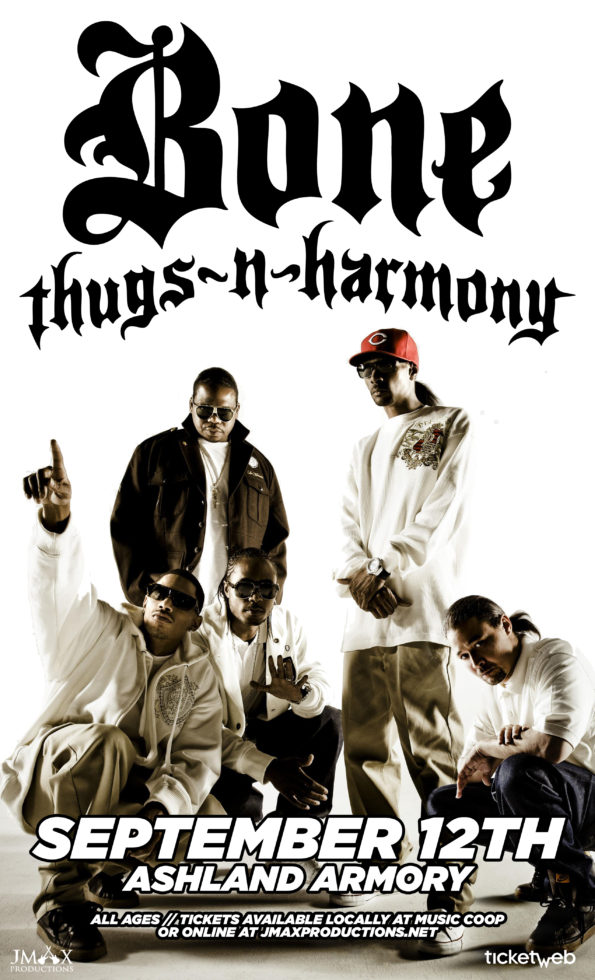 9/12/2019: Bone Thugs-N-Harmony @ The Ashland Armory (Ashland, OR)