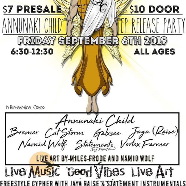 9/6/2019: Annunaki Child EP Release Party @ The Phoenix Clubhouse (Phoenix, OR)