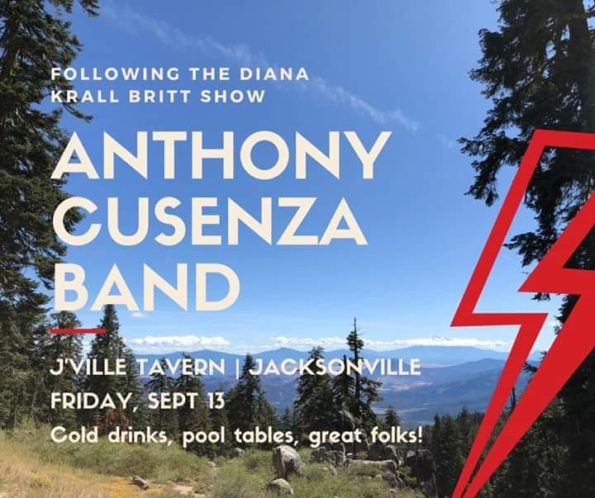 9/13/2019: Anthony Cusenza Band @ J’Ville Tavern (Jacksonville, OR)