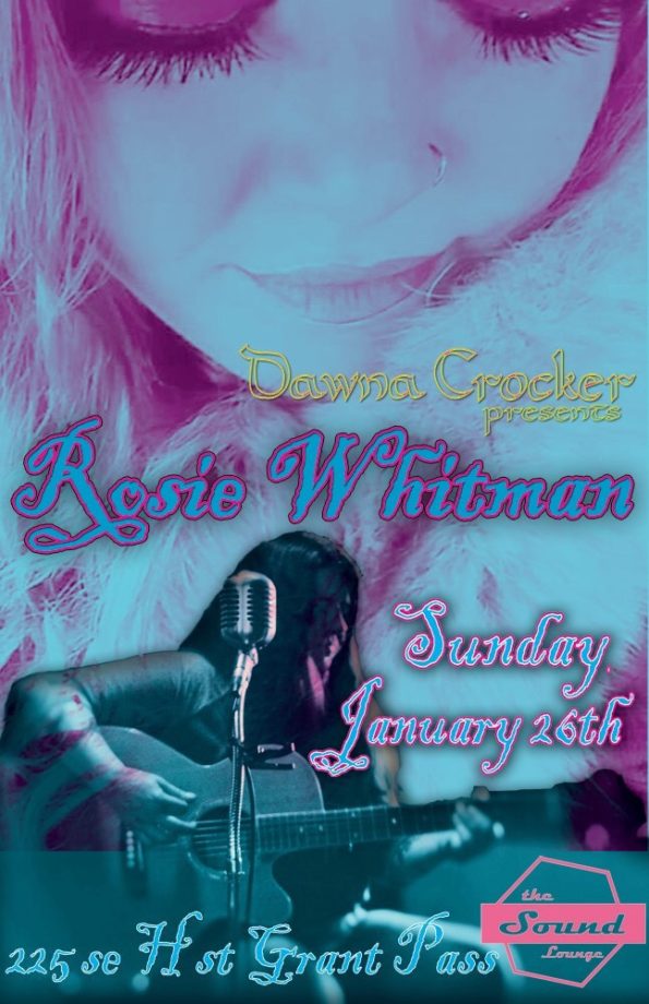 1/26/2020: Rosie Whitman @ The Sound Lounge (Grants Pass, OR)