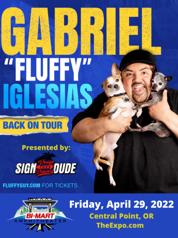 [4/29/2022] Gabriel “FLUFFY” Iglesias @ The Expo (Central Point, OR)