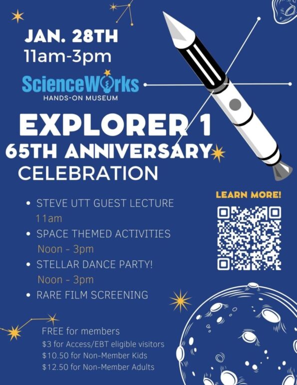 [1/28/2023] Explorer 1 65th Anniversary Celebration @ ScienceWorks (Ashland, OR)
