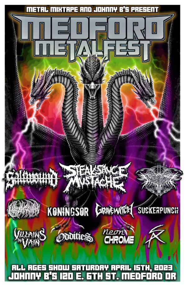 [4/15/2023] Metalfest 3 @ Johnny B’s (Medford, OR)