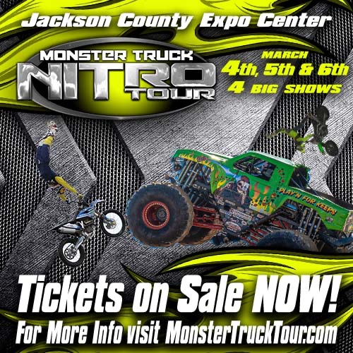 [3/4/2023] Monster Truck Nitro Tour @ The Expo (Central Point, OR)