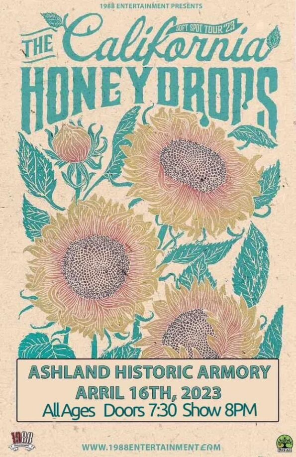 [4/16/2023] The California Honeydrops @ The Historic Ashland Armory (Ashland, OR)