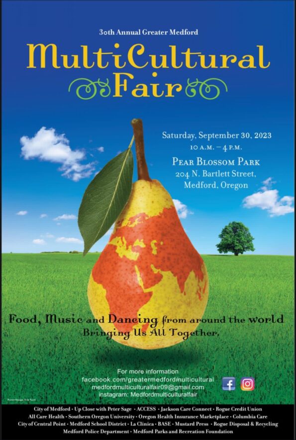 [9/30/2023] 30th Annual Multicultural Fair @ Pear Blossom Park (Medford, OR)