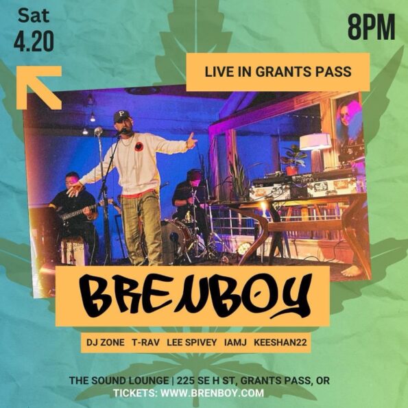 [4/20/2024] BRENBOY w/Lee Spivey & DJ Zone @ The Sound Lounge in Grants Pass, OR