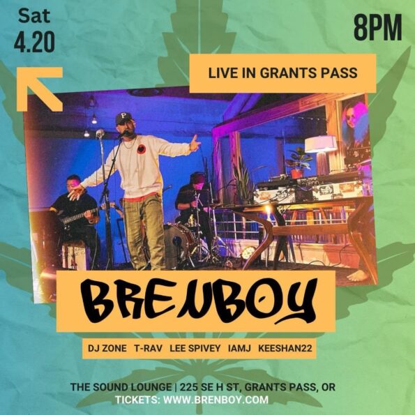 [4/20/2024] BRENBOY w/Lee Spivey & DJ Zone @ The Sound Lounge (Grants Pass, OR)
