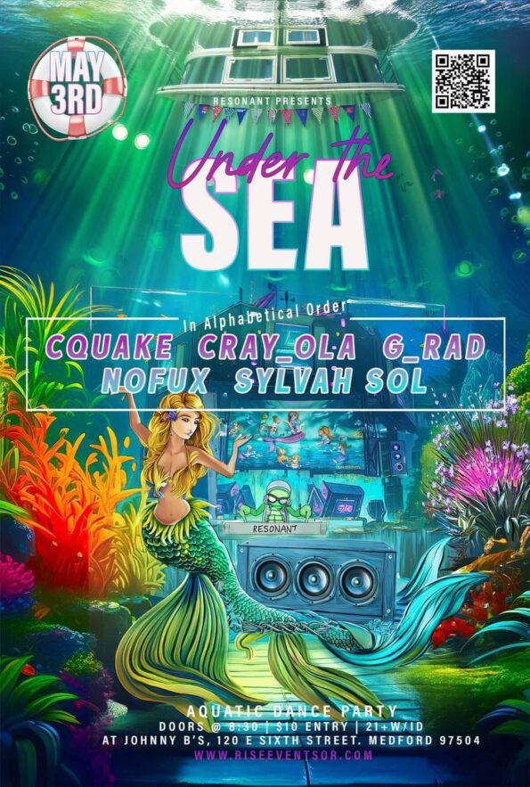 [5/3/2024] Under The Sea Aquatic Dance Party @ Johnny B’s in Medford, OR