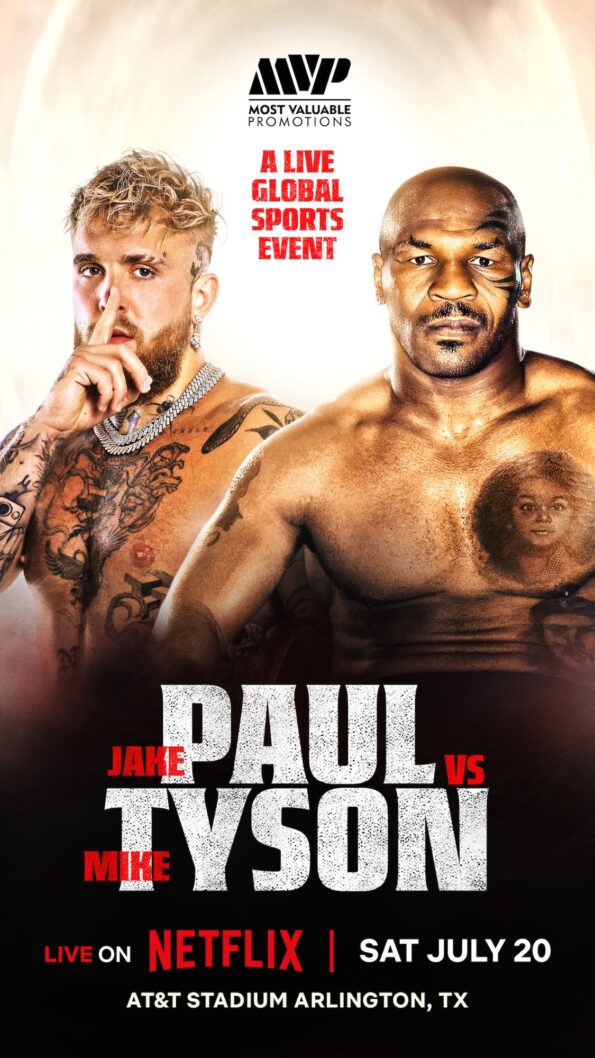 [7/20/2024] Mike Tyson vs Jake Paul LIVE @ AT&T Stadium – Arlington, TX & Netflix