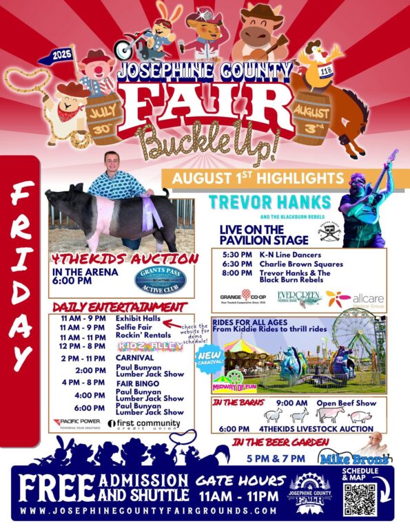 [8/1/2025] Josephine County Fair (Grants Pass, OR)