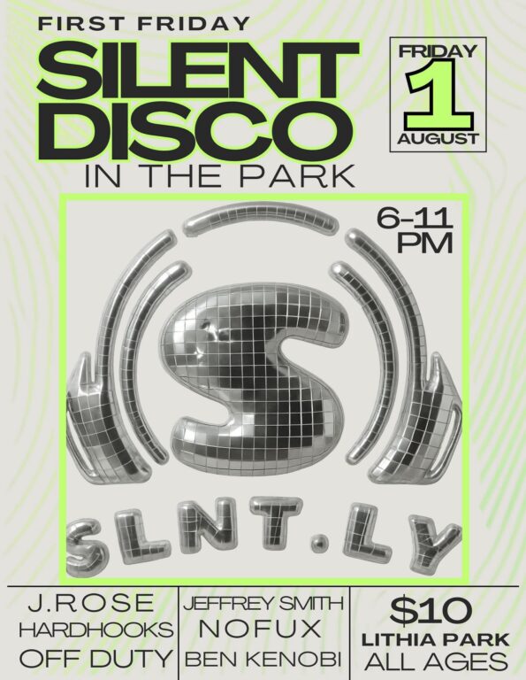 [8/1/2025] Silent Disco @ Lithia Park (Ashland, OR)