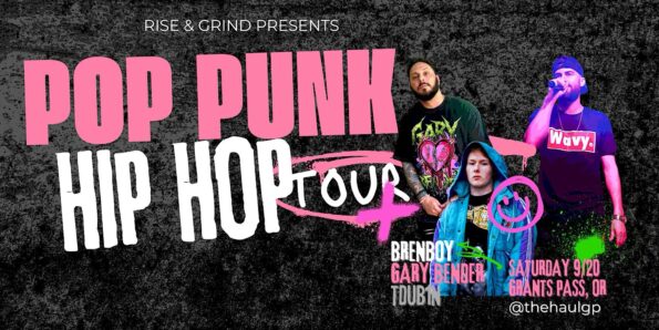 [9/20/2025] Pop Punk Hip Hop Tour w/Brenboy, Gary Bender & TDUB1N @ The Haul (Grants Pass, OR)