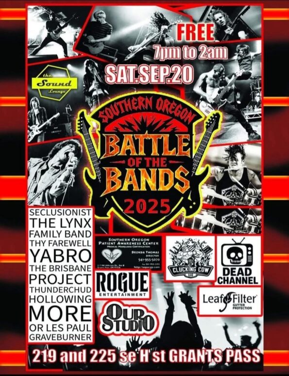 [9/20/2025] Southern Oregon Battle of The Bands 2025 @ The Studio (Grants Pass, OR)