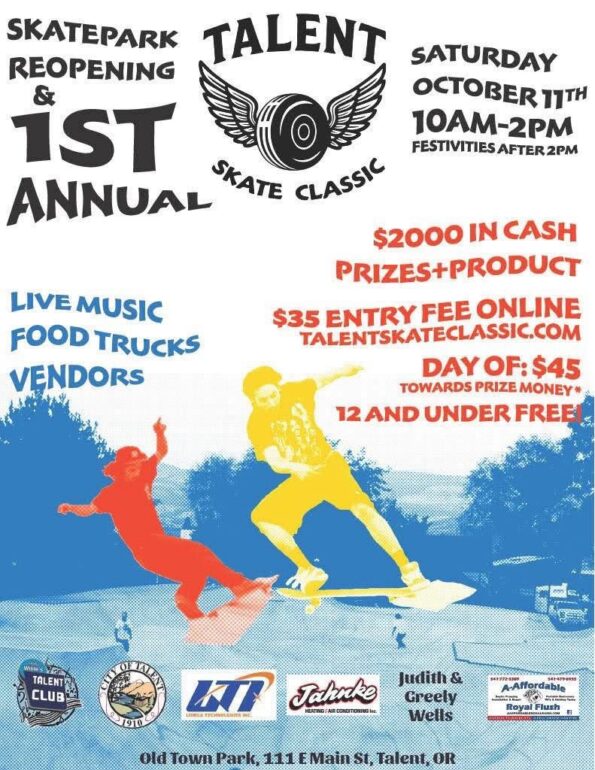 [10/11/2025] Talent Skate Classic @ Old Town Park (Talent, OR)