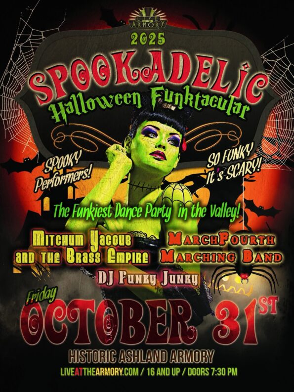 [10/31/2025] 2025 Spookadelic Halloween Funktacular @ The Ashland Armory (Ashland, OR)