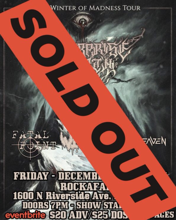 [12/12/2025] Enterprise Earth, I Declare War, Hide Heaven, WigPeel, and FATAL POINT @ Rockafairy (Medford, OR)