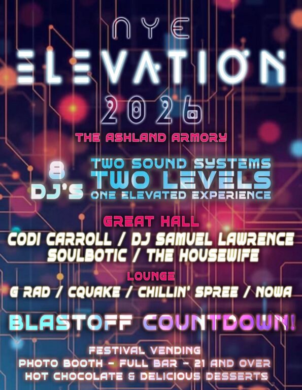 [12/31/2025] NYE ELEVATION 2026 @ The Ashland Armory (Ashland, OR)