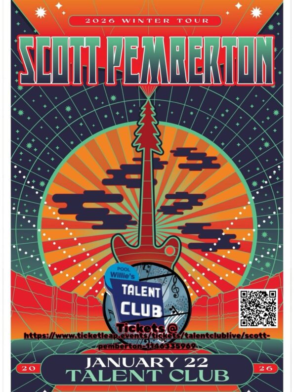 [1/22/2026] Scott Pemberton @ The Talent Club (Talent, OR)