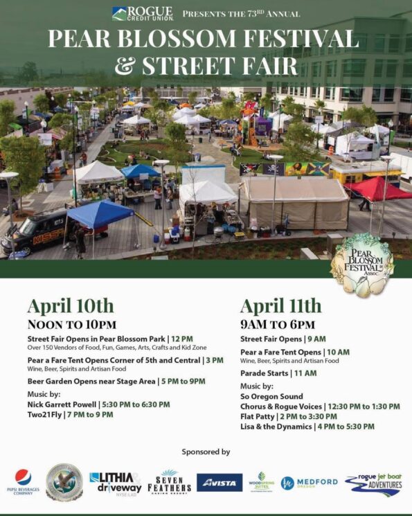 [4/10/2026] Pear Blossom Festival @ Pear Blossom Park (Medford, OR)