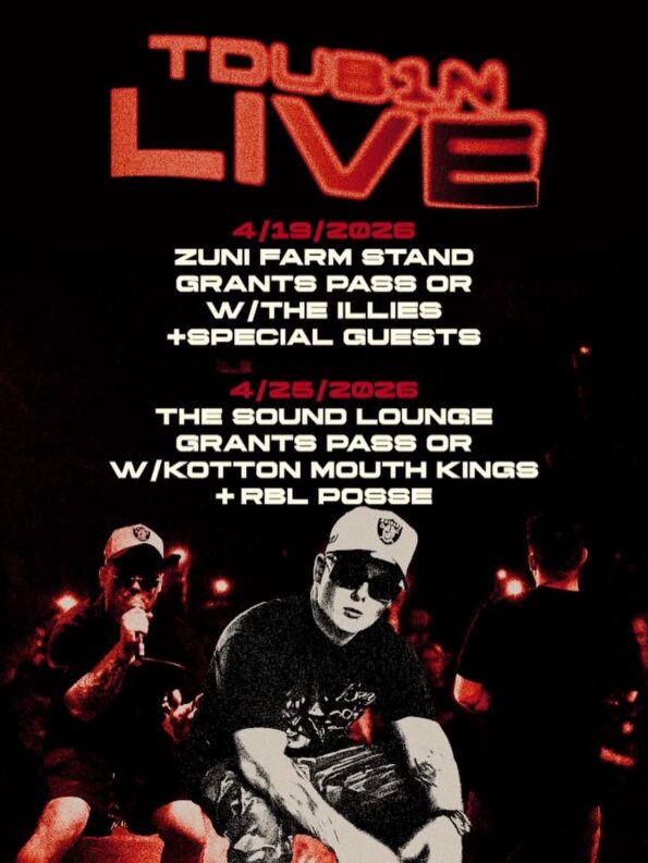 [4/19/2026 & 4/25/2026] Tyler Walsh w/The Illies @ Zumi & The Kottonmouth Kings @ The Sound Lounge (Grants Pass, OR)