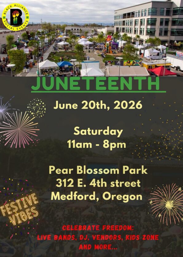 [6/20/2026] Juneteenth @ Pear Blossom Park (Medford, OR)