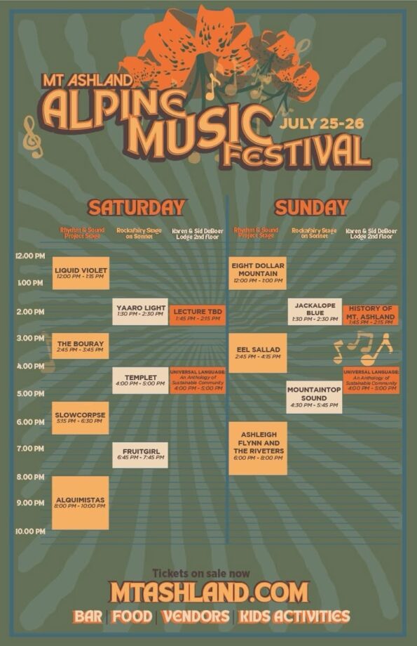 [7/25/2026] Alpine Music Festival @ Mt. Ashland (Ashland, OR)