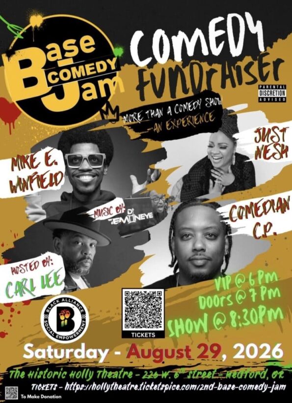 [8/29/2026] BASE COMEDY JAM @ The Historic Holly Theatre (Medford, OR)