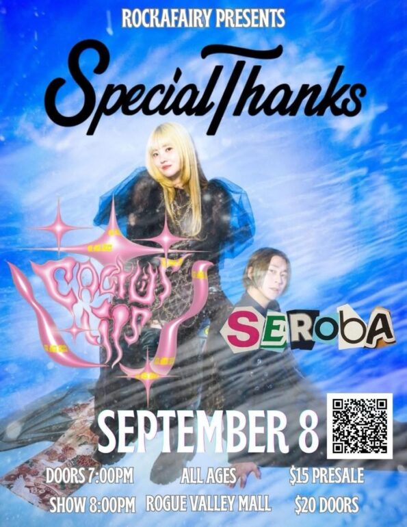 9/8/2026] Cactus Lips & Seroba @ Rockafairy (Medford Mall, OR)