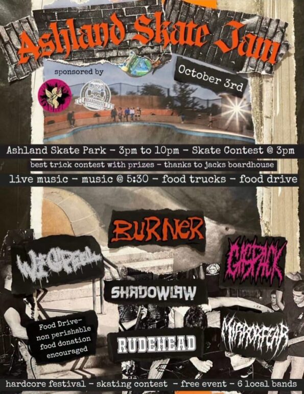 [10/3/2025] Ashland Skate Jam @ Ashland Skate Park (Ashland, OR)