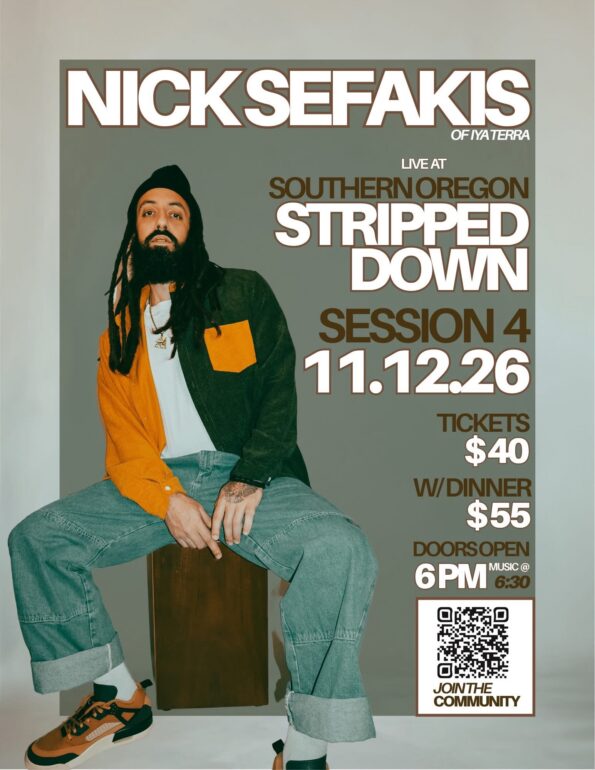 [11/12/2026] Nick Sefakis @ Southern Oregon Stripped Down (Eagle Point, OR)